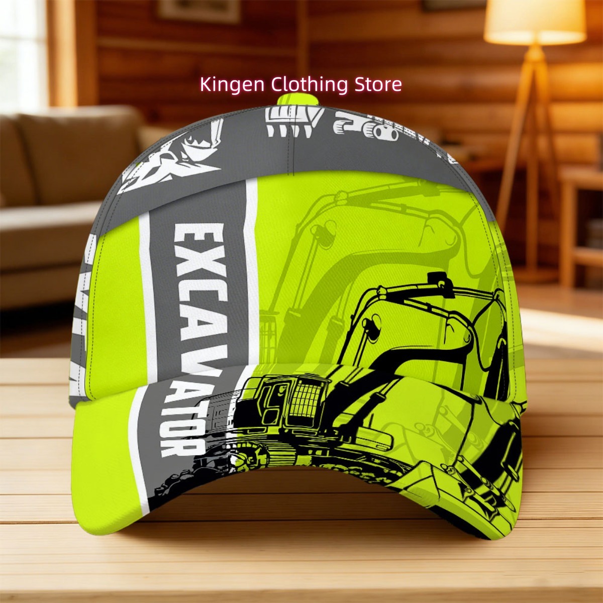 Heavy Equipment Vector - 1 cappellino snapback regolabile con stampa