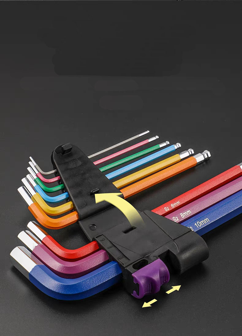 Heavy Equipment Key Set - Set di chiavi esagonali a sfera