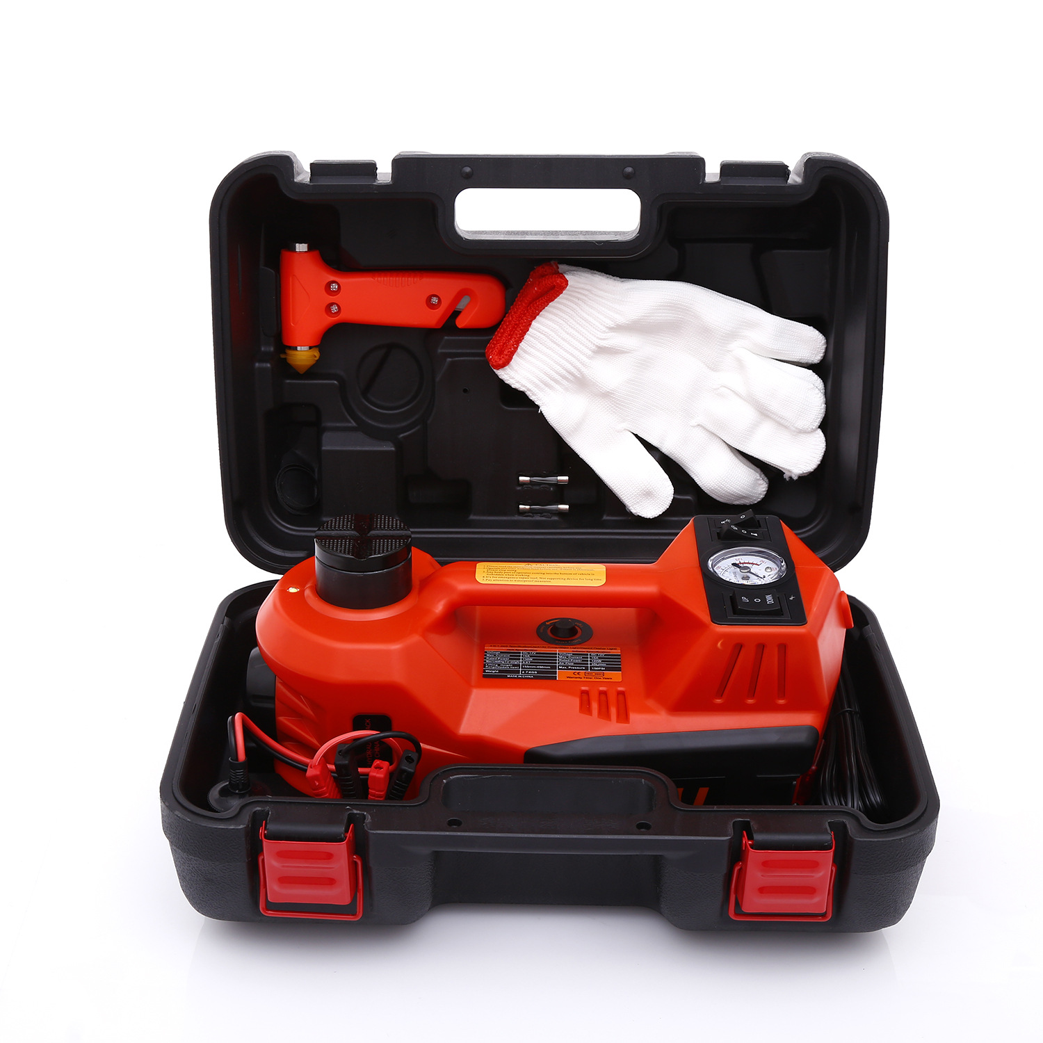 Hydraulic Floor Jack - Martinetto Idraulico Elettrico per Auto 12V