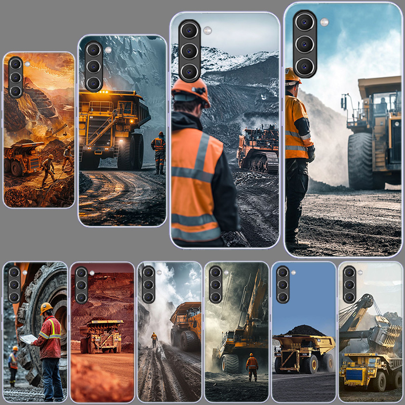 Dump Truck Heavy Equipment - Custodia per telefono resistente per ispezione