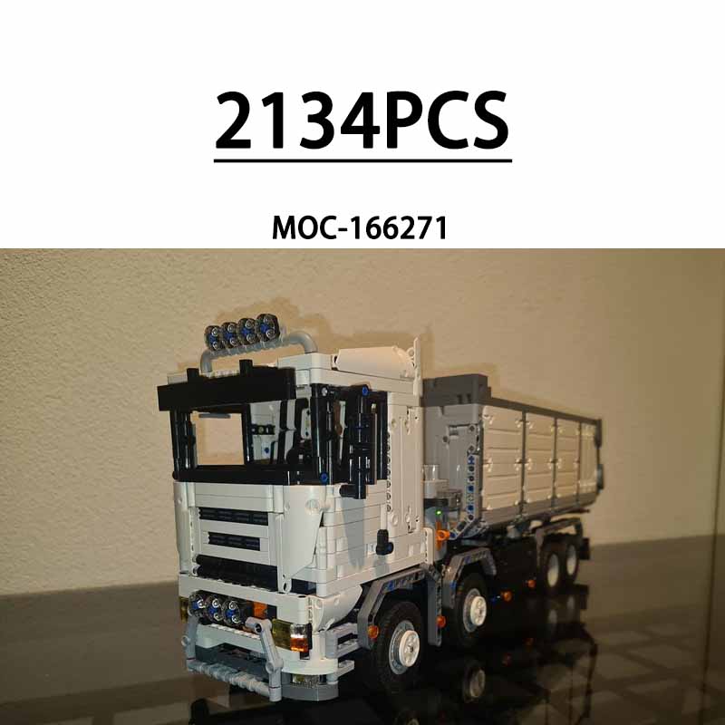 Dump Truck Heavy Equipment - MOC-166271 Autocarro con cassone ribaltabile Veicolo