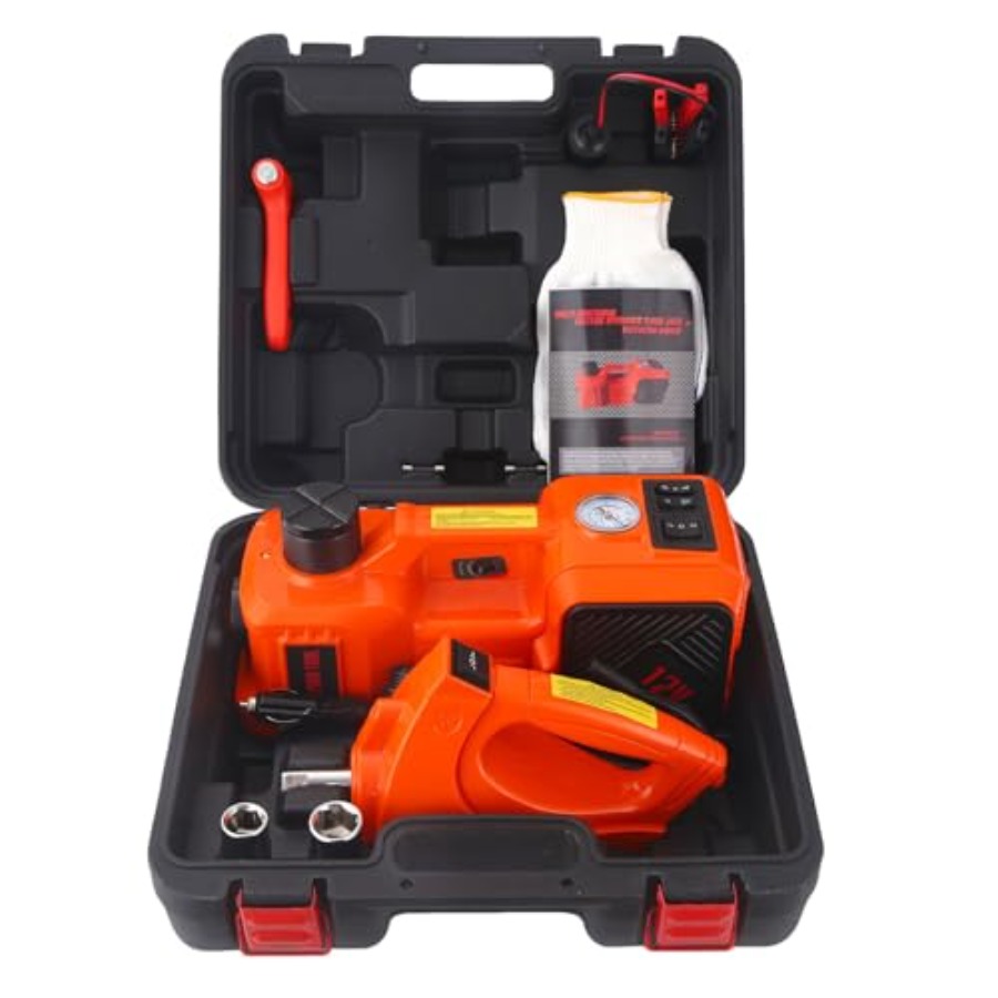 Hydraulic Floor Jack - Set Martinetti Elettrici per Auto 5
