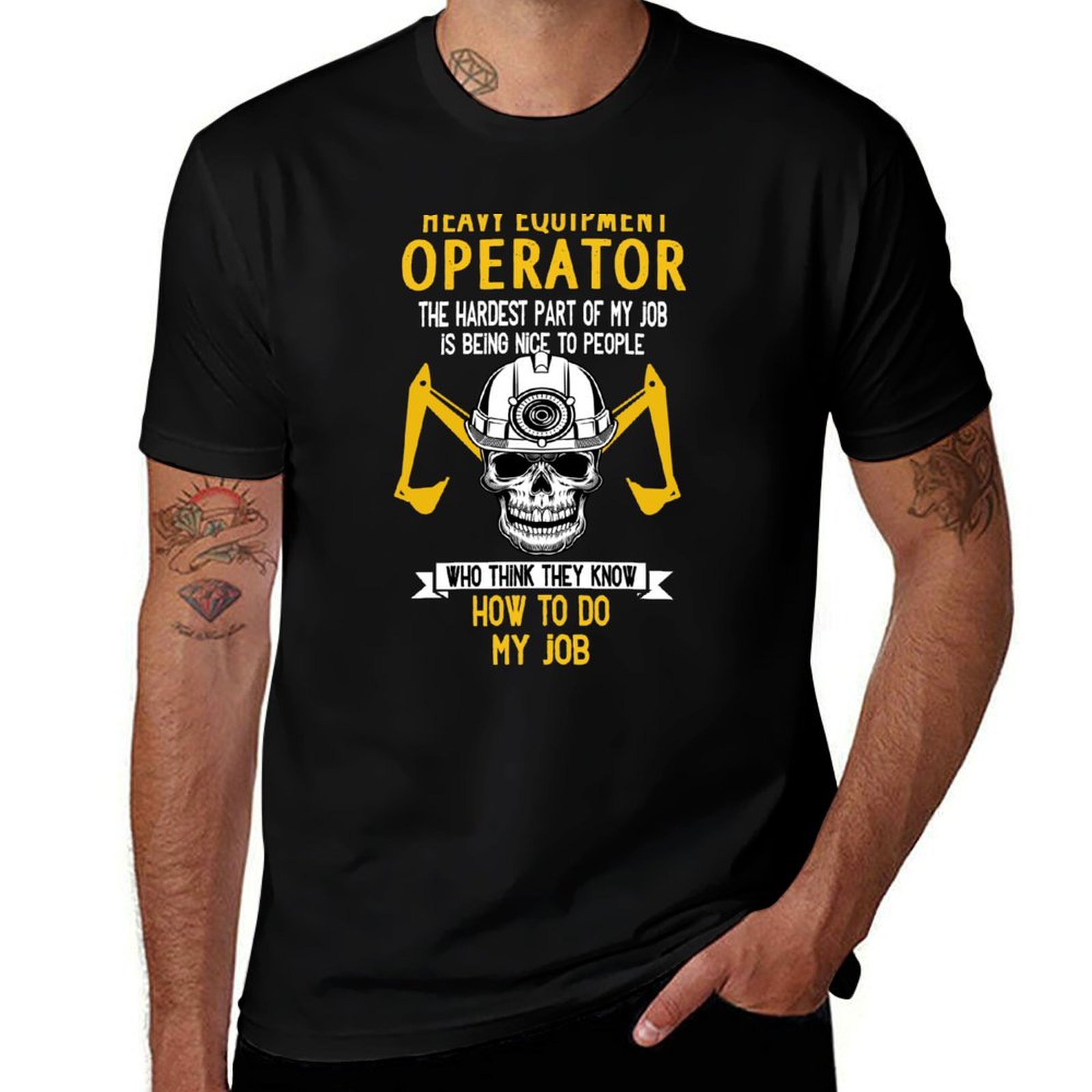 Heavy Equipment Operator Shirts - T-shirt divertente per operatore di macchine