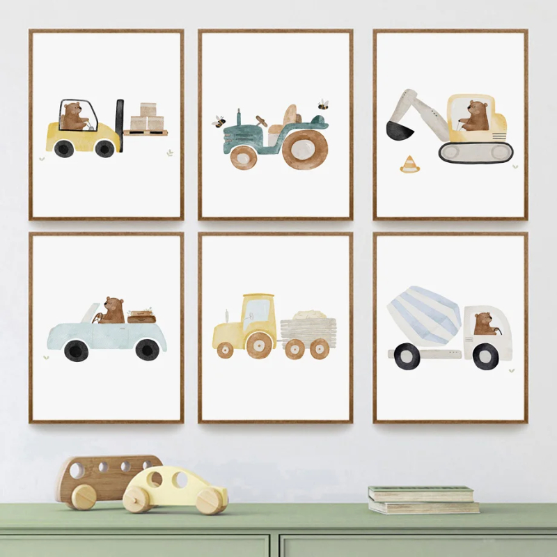 Cartoon Bear carrello elevator - Heavy Equipment Background recensione e prezzo