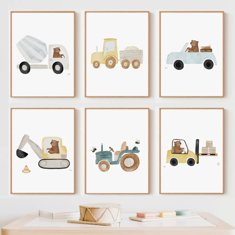 Cartoon Bear carrello elevator - Heavy Equipment Background recensione e prezzo