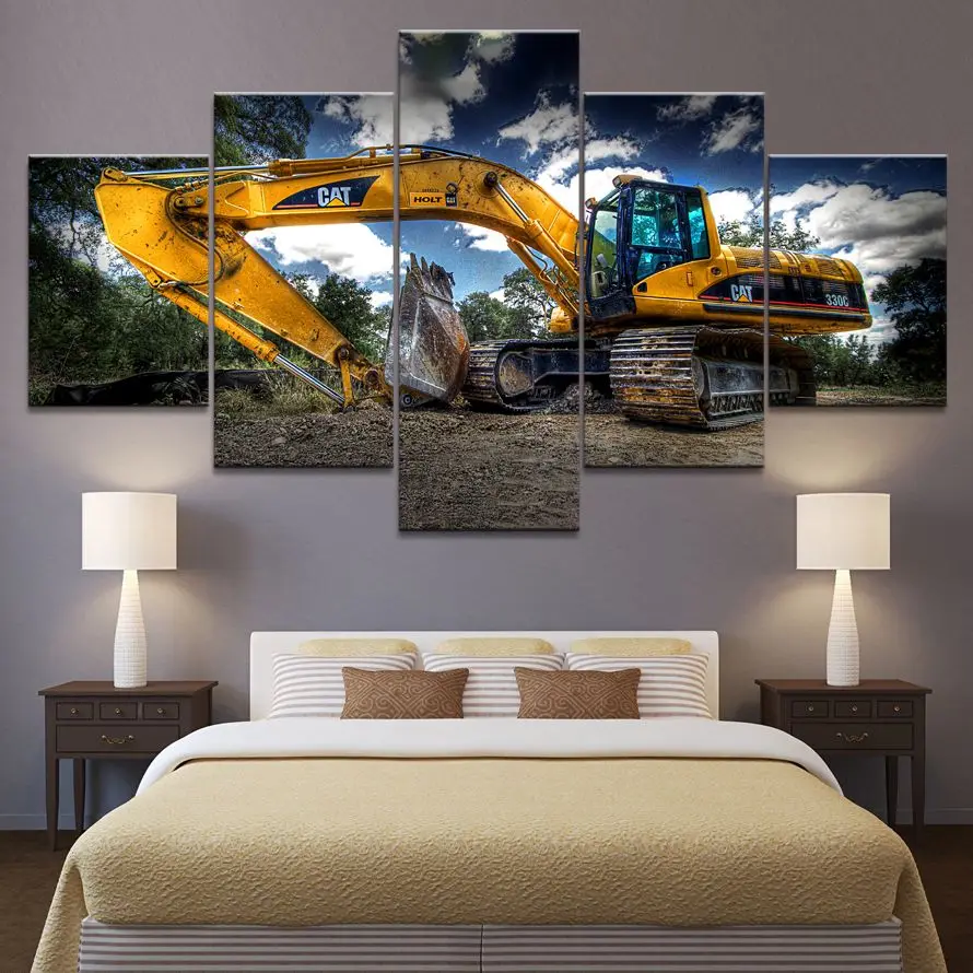 Senza cornice 5 pezzi escavato - Heavy Equipment Background recensione e prezzo