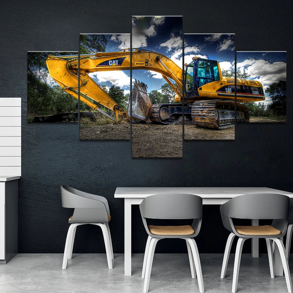 Senza cornice 5 pezzi escavato - Heavy Equipment Background recensione e prezzo