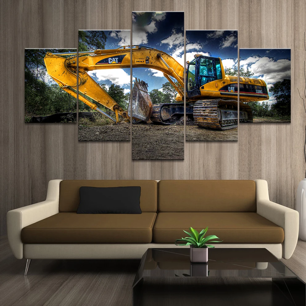 Senza cornice 5 pezzi escavato - Heavy Equipment Background recensione e prezzo