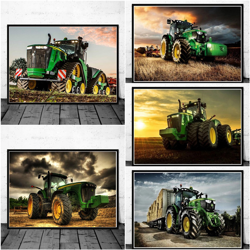 Stampe di poster di fattoria d - Heavy Equipment Background recensione e prezzo