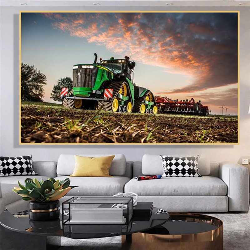 Stampe di poster di fattoria d - Heavy Equipment Background recensione e prezzo
