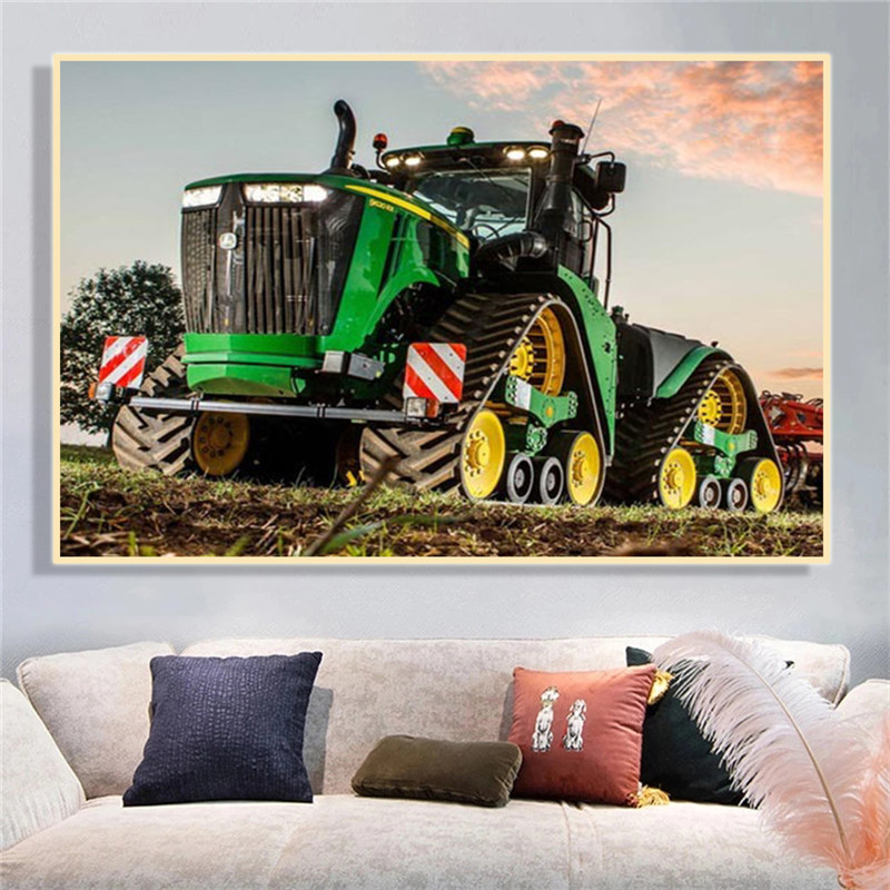 Stampe di poster di fattoria d - Heavy Equipment Background recensione e prezzo