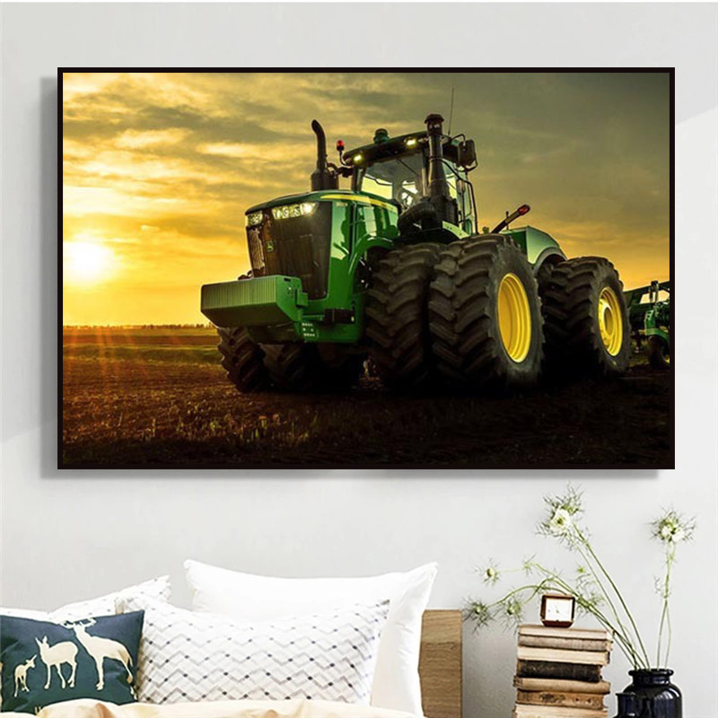 Stampe di poster di fattoria d - Heavy Equipment Background recensione e prezzo