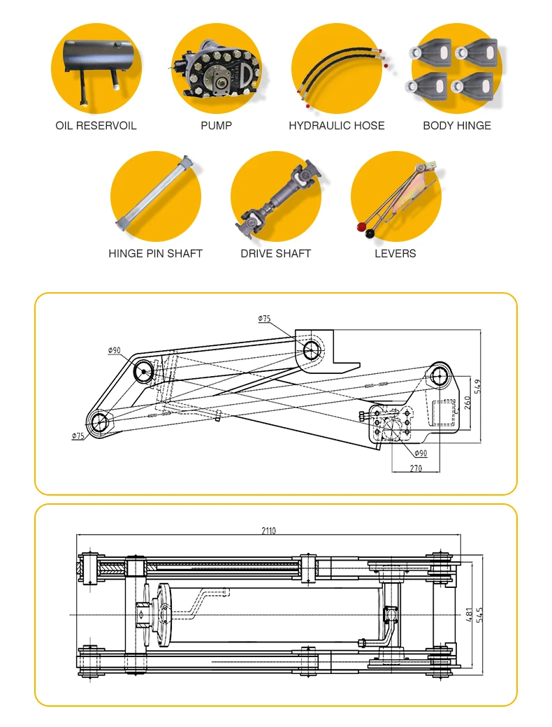 Kit di scarico idraulico per s - Dump Truck Heavy Equipment recensione e prezzo
