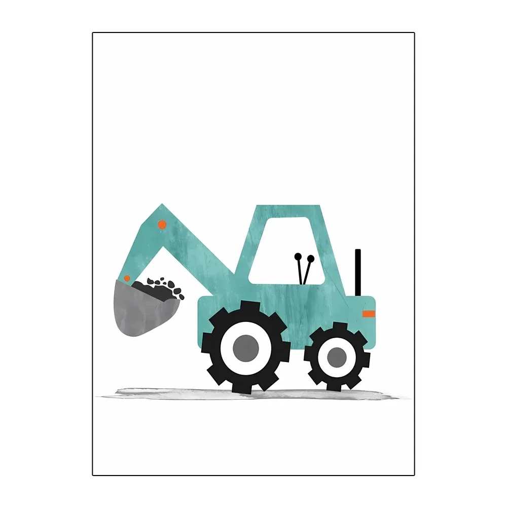 Moderno stile nordico stampa s - Heavy Equipment Background recensione e prezzo