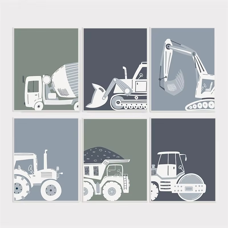 Moderno cartone animato Veicol - Heavy Equipment Background recensione e prezzo