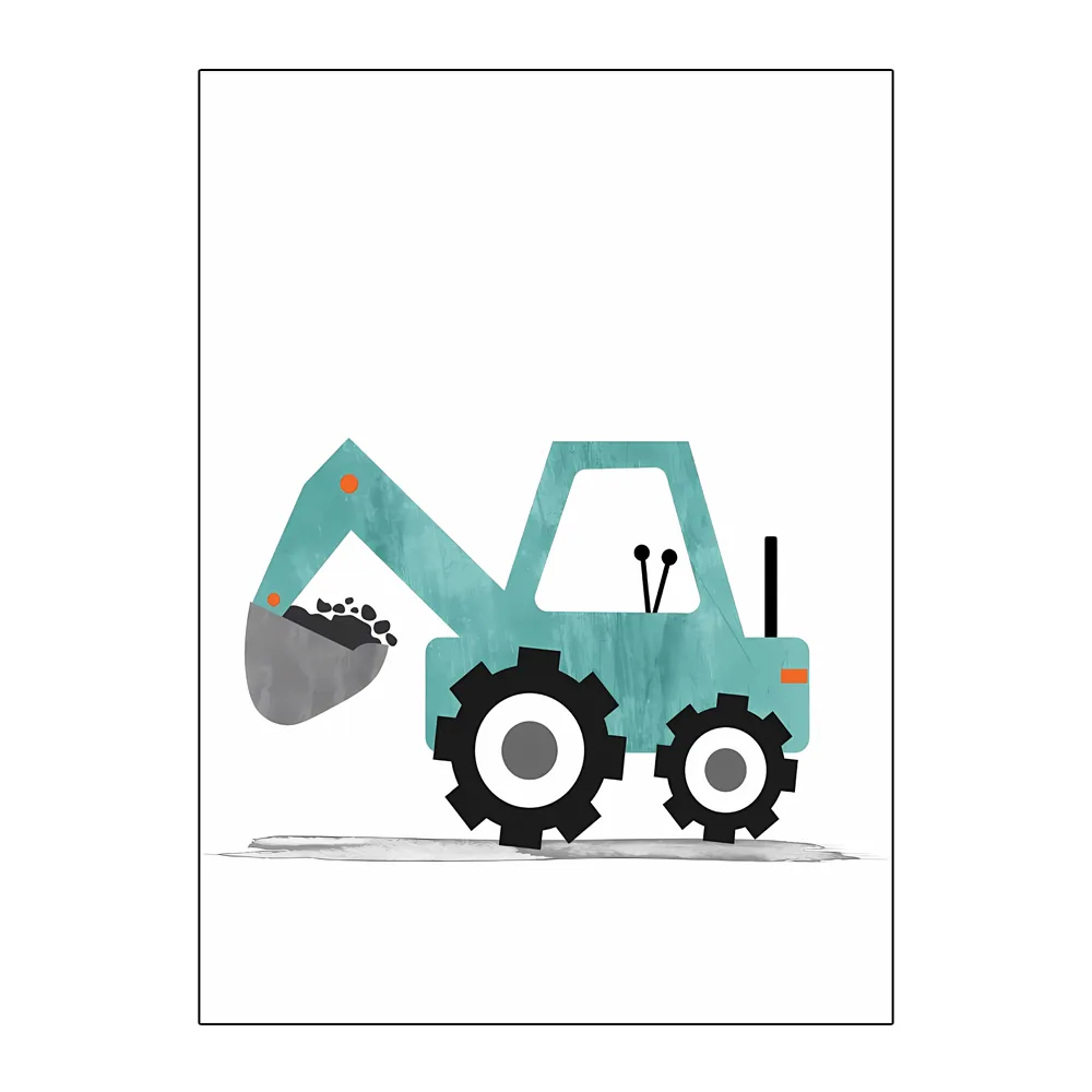 Moderno stile nordico stampa s - Heavy Equipment Background recensione e prezzo