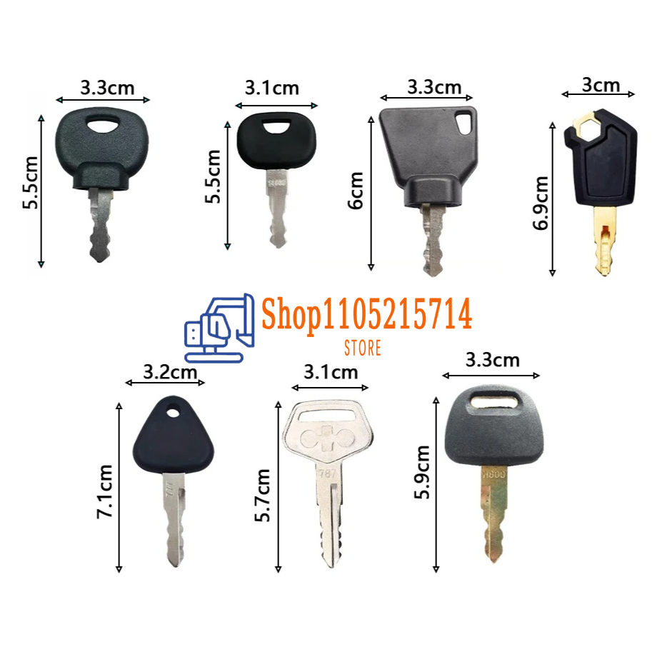 Set di chiavi di accensione pe - Heavy Equipment Key Set recensione e prezzo