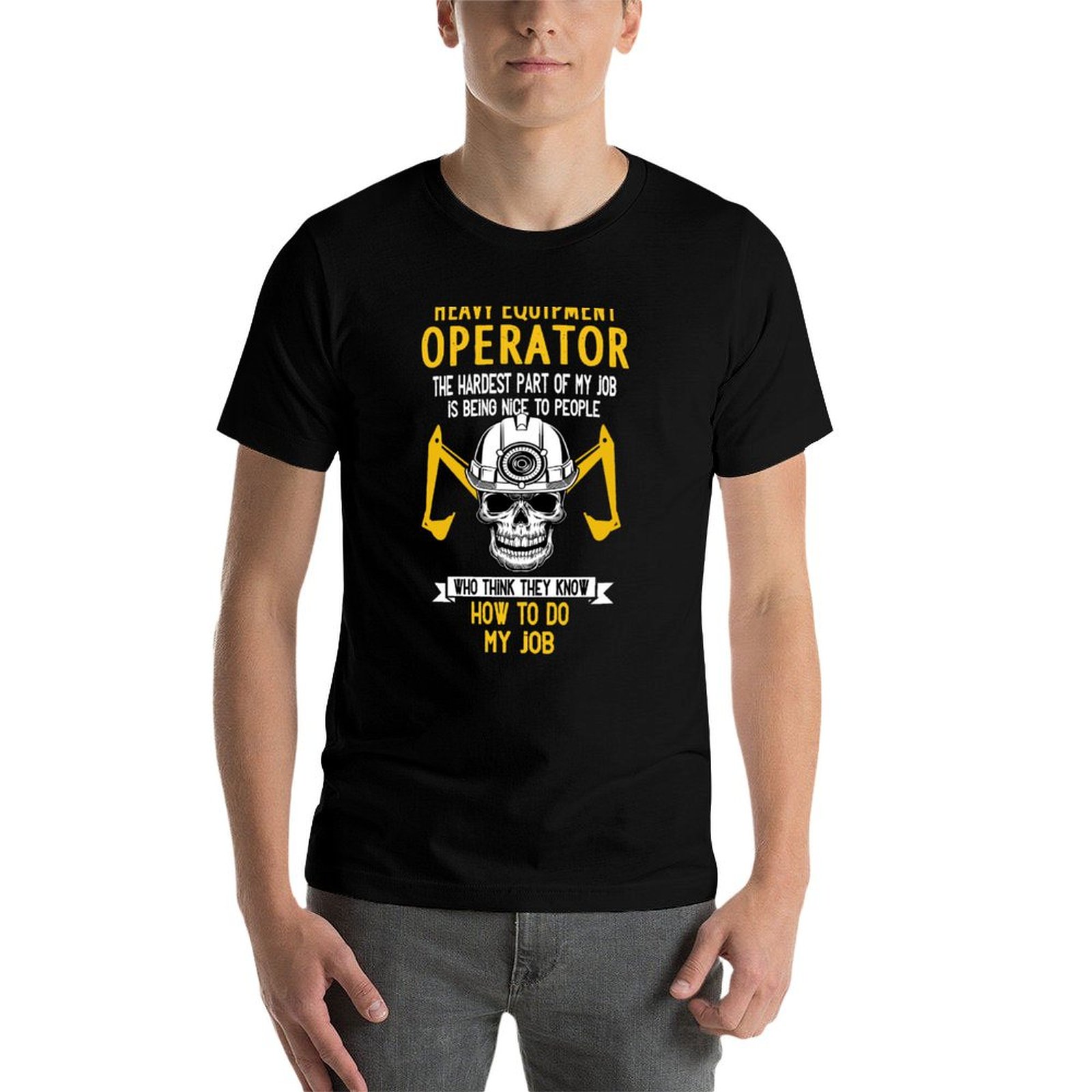 T-shirt divertente per operato - Heavy Equipment Operator Shirts recensione e prezzo